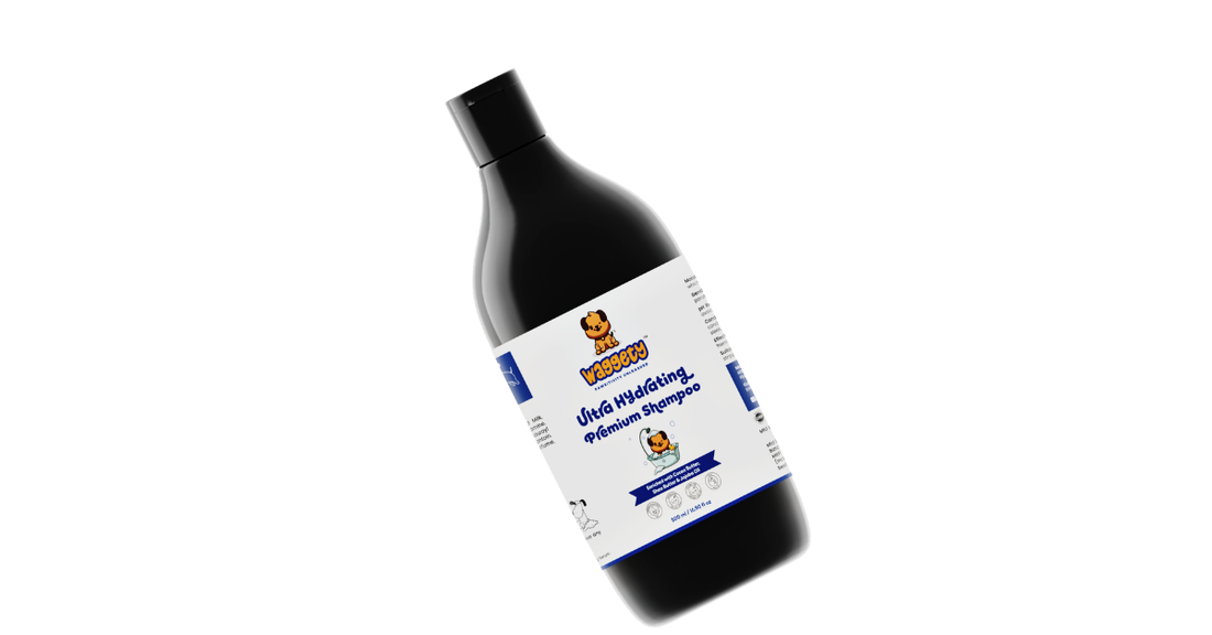 Ultra Hydrating Premium Shampoo For Dogs | Cocoa Butter, Shea Butter & Jojoba Oil | 500 ML - Waggety 