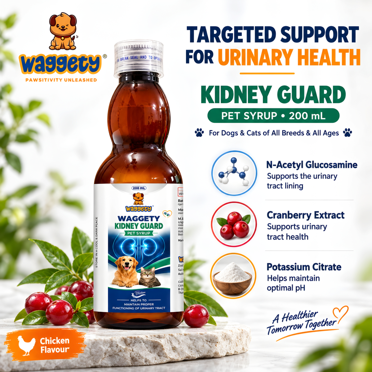 Waggety Kidney Guard Syrup 200 ml - feature 4