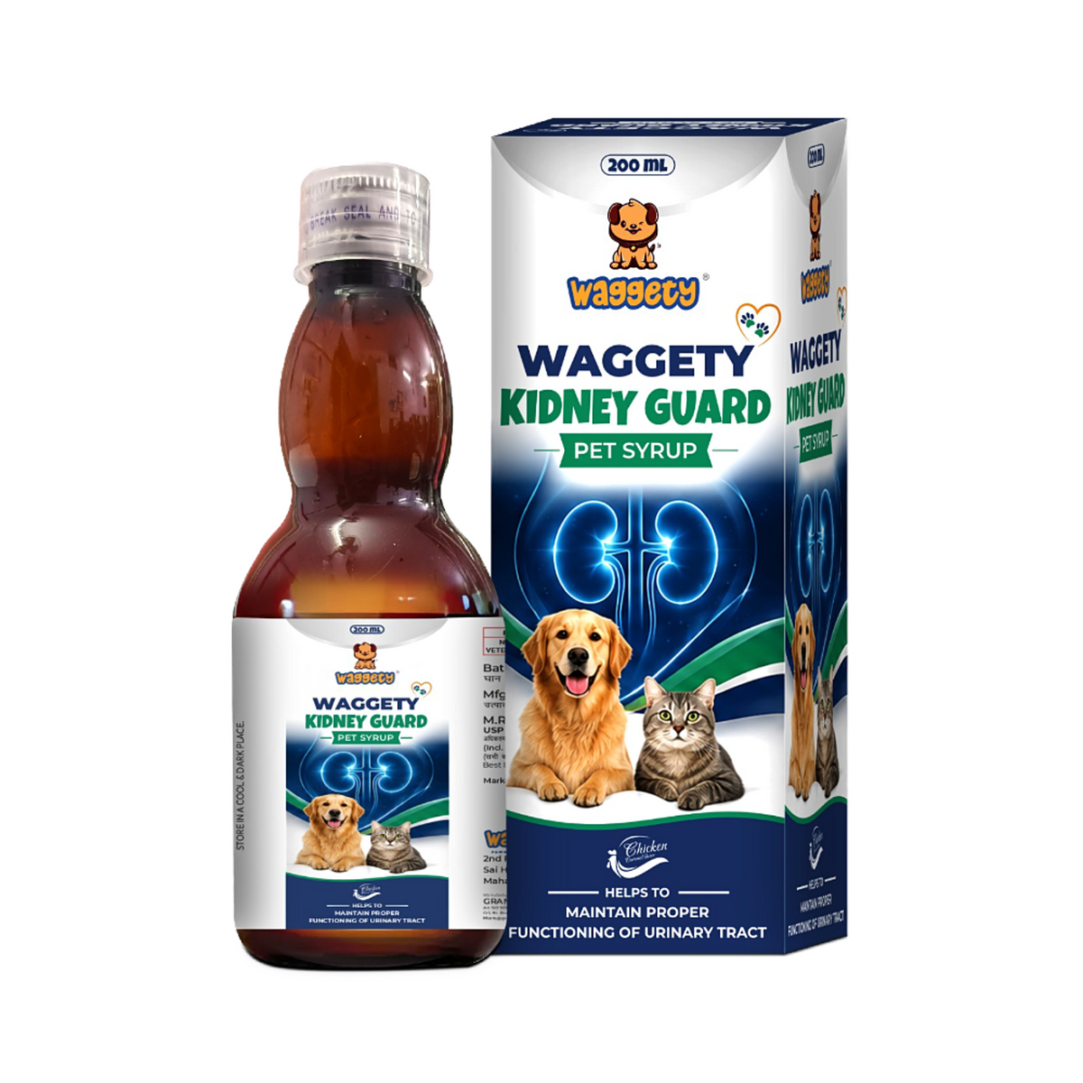 Waggety Kidney Guard Syrup 200 ml - product image